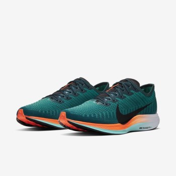 Nike Zoom Pegasus Turbo 2 - Férfi Futócipő - Zöld/Türkiz/Piros/Fekete